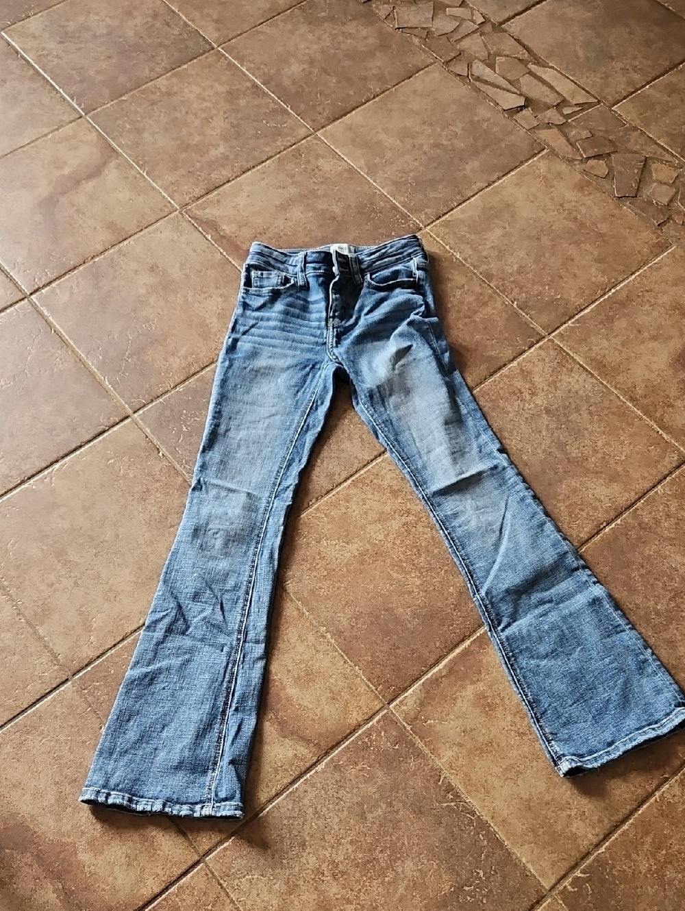 BKE Kids Light Blue Flared Jeans